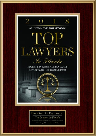 2018 Top Lawyers in Florida Award