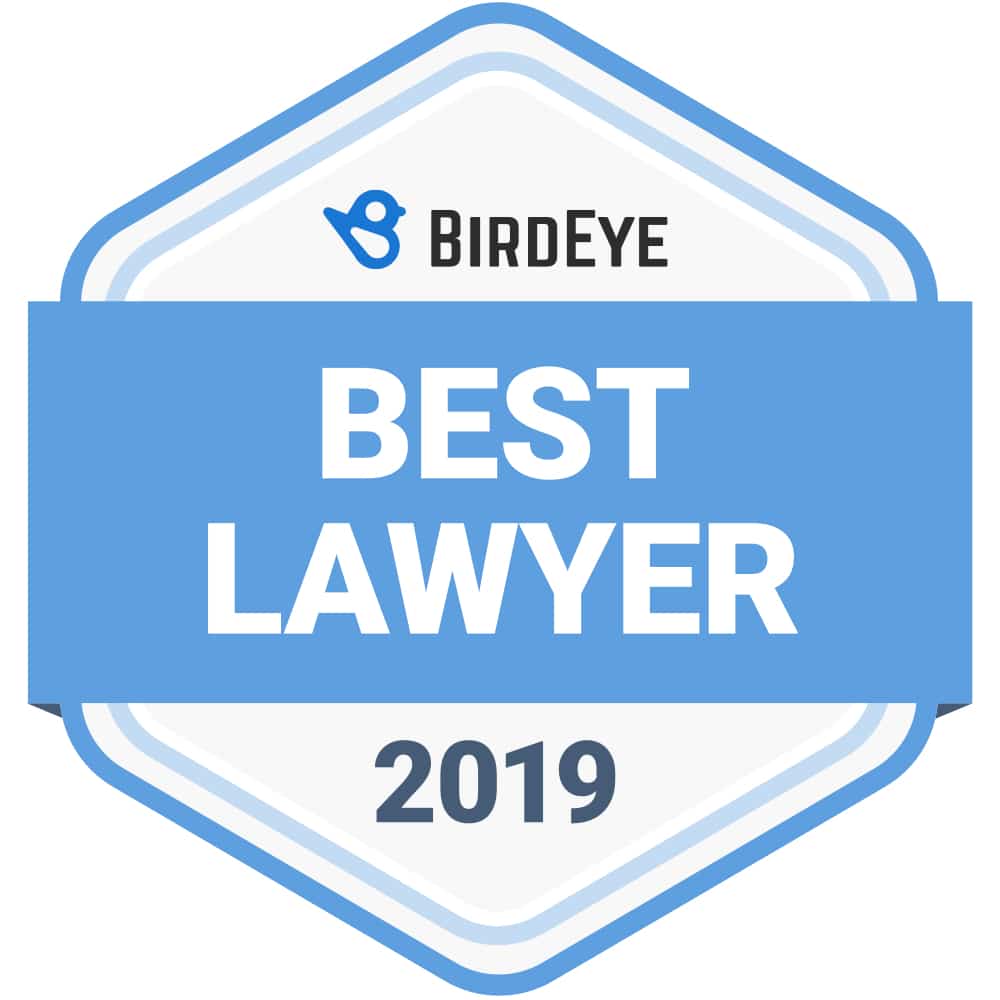 2019 BirdEye Best Lawyer Award