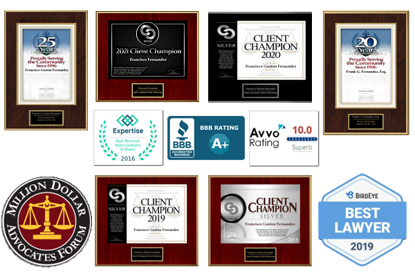 Various Awards and recognitions received by our Tampa Award Winning Lawyers