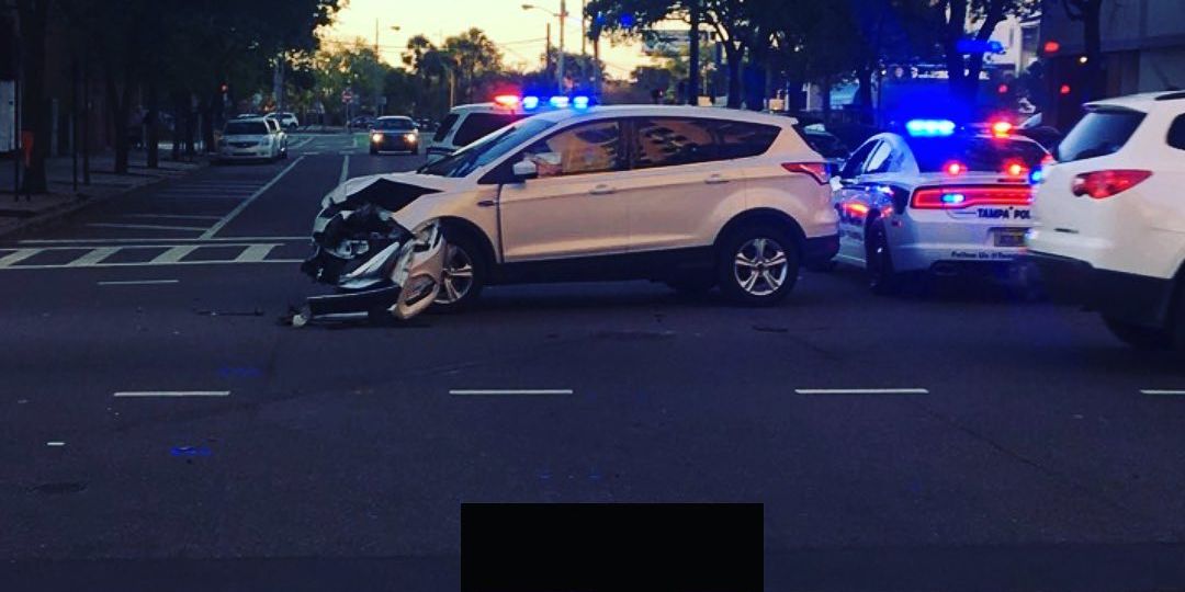 Car accident with injuries in Tampa