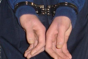 Defendant in Handcuffs
