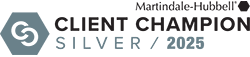2025 Client Champion Silver Badge